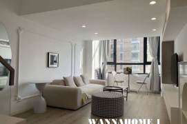 L7 Chang Ping Rd+Spacious&Modern Duplex 2Bdrs 1Bath Apt+W Nanjing Rd CBD+Nice Building