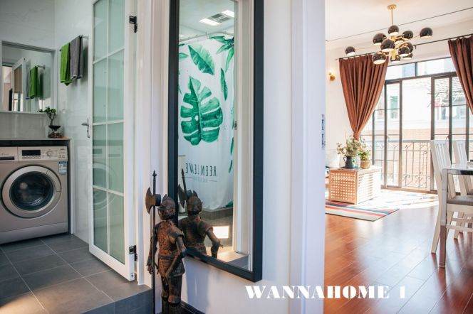 Spacious&Bright 1Bdr 1Bath Apt+Jing An Temple+Large Terrace+Nice Compound+3F Walk Up