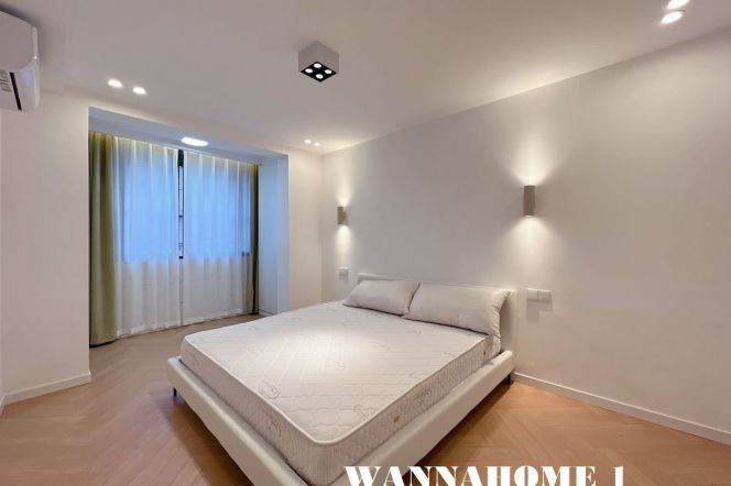 Spacious&Modern 1Bdr 1Bath Apt+L2/11 Jiang Su Rd Metro+4F Walk Up+Zhong Shan Park