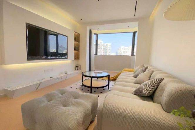 Good view+Spacious 2br 2lr+wall heating/110 sqm,Changping rd@L7