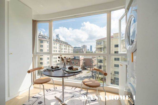 Spacious&New&Really Bright 1Bdr 1Bath Apt+L2/3/4 Zhong Shan Park+Nice Compound