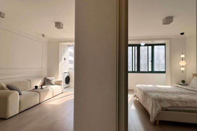 charming bright real 1br 1lr elevator Nr L3/4/10 hongqiao rd sta