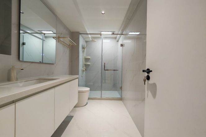 modern big 2brs floor heating modern furniture near Jing an temple 