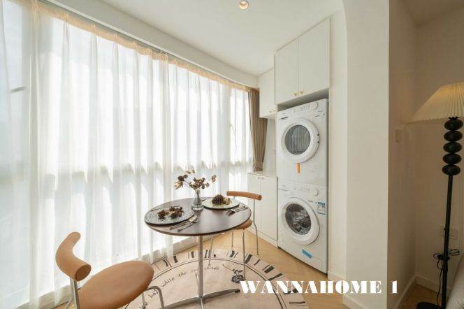 Spacious&New&Really Bright 1Bdr 1Bath Apt+L2/3/4 Zhong Shan Park+Nice Compound