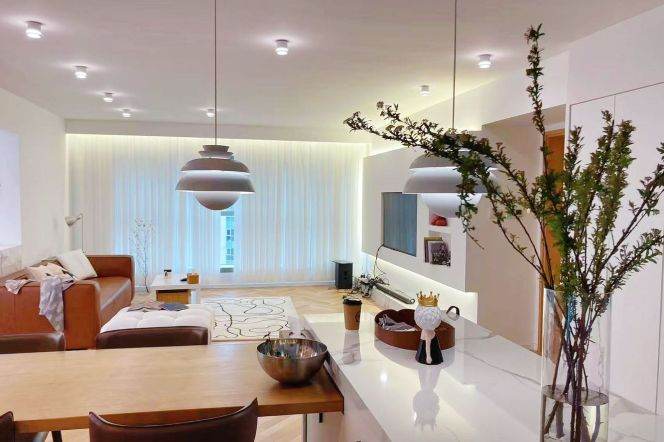 Changping Rd metro/3br2bt/central AC/floor heat/oven/dishwasher/free club/tennis court/pool