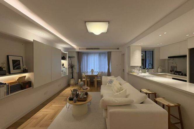 modern 2brs floor heating modern furniture open kitchen near line 9 and 12 only 21K