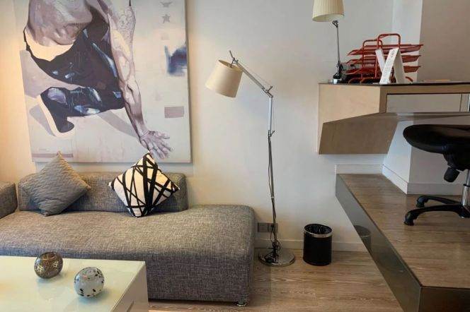 One bedroom loft apt nr L7 Langao Rd,free for gym & Internet for long&short rent