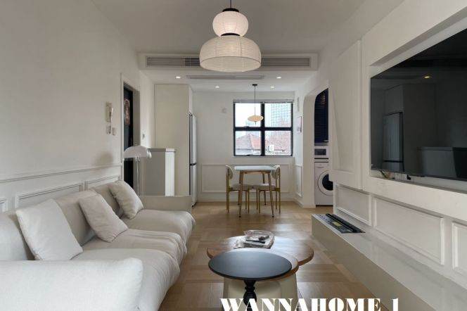 Jing An Temple+Really Bright&Modern&Spacious 2Bdrs 1Bath Apt+Grand Plaza+IAP+Top Compound