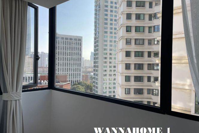 New&Bright&Modern&Spacious 1Bdr 1Bath Apt+L10/11 Jiao Tong Uni.+Nice View+Covered Balcony