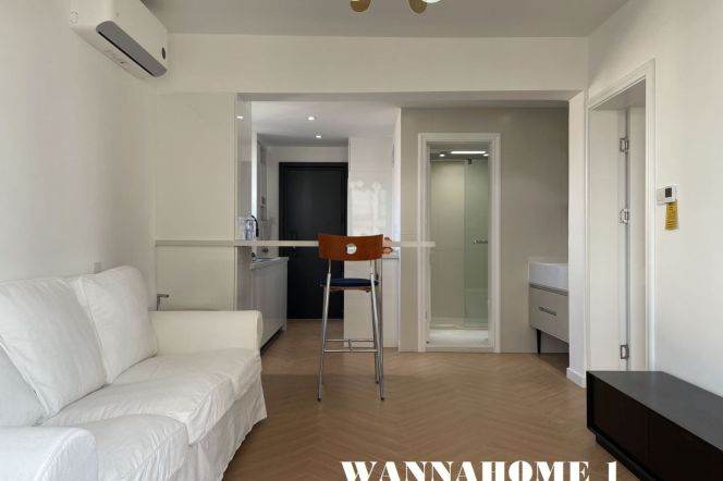 New&Bright&Modern&Spacious 1Bdr 1Bath Apt+L10/11 Jiao Tong Uni.+Nice View+Covered Balcony