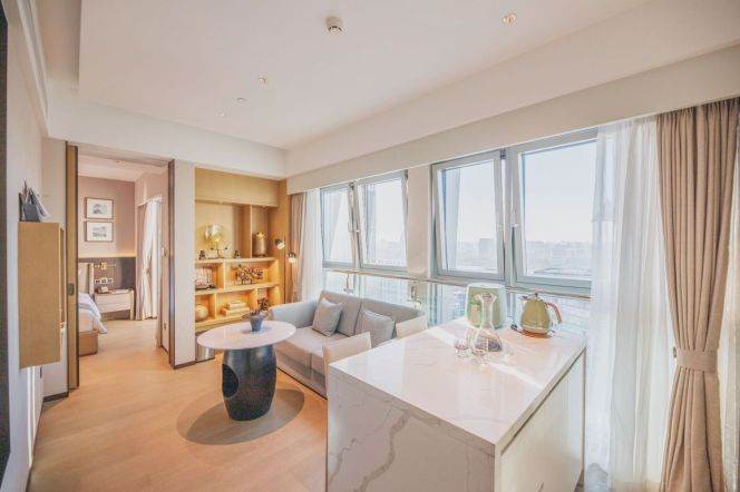 Somerset Pudong Riverside luxury 1br serviced apt near Lujiazui L14,18