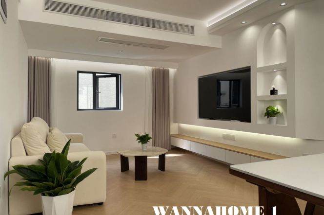 Spacious&Really Bright&Modern 1Bdr 1Bath Apt+Yu Yuan Rd+L2/11 Jiang Su Rd+Jing An Temple 