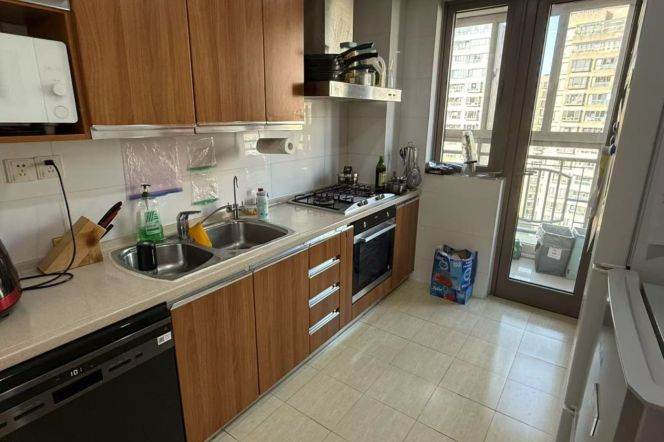 modern 3brs floor heating balcony modern furniture in Gubei 27K