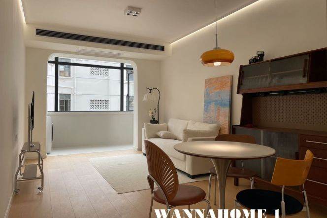 Spacious&Bright&New 1Bdr 1Bath Apt+L14 Wu Ding Rd+Jing An Temple+4F Walk Up