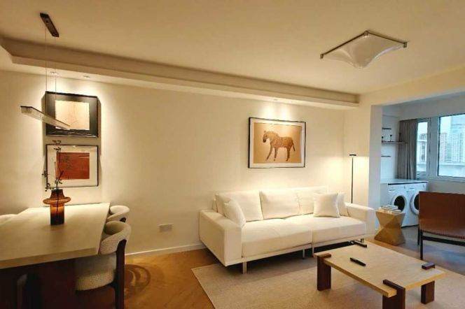 floor heat 2BR/big living room@L2/7/14 jing'an temple