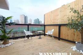 Spacious&Well-Designed 1Bdr 1Bath Apt+Closkroom+L2/11 Jiang Su Rd+Large Terrace+Nice View+7F Walk Up