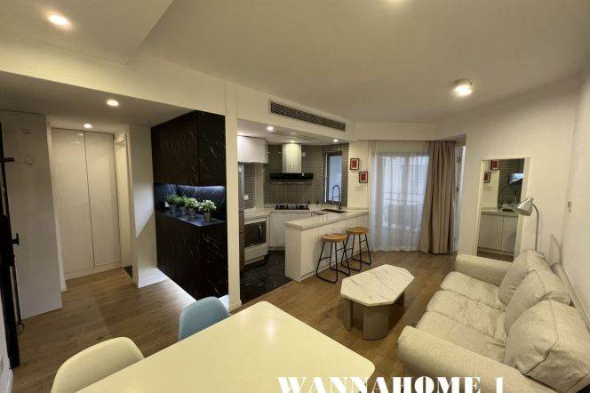 Spacious&Bright&Modern 1Bdr 1bath Apt+L2/11 Jiang Su Rd+Elevator+Floor Heating+Open Balcony