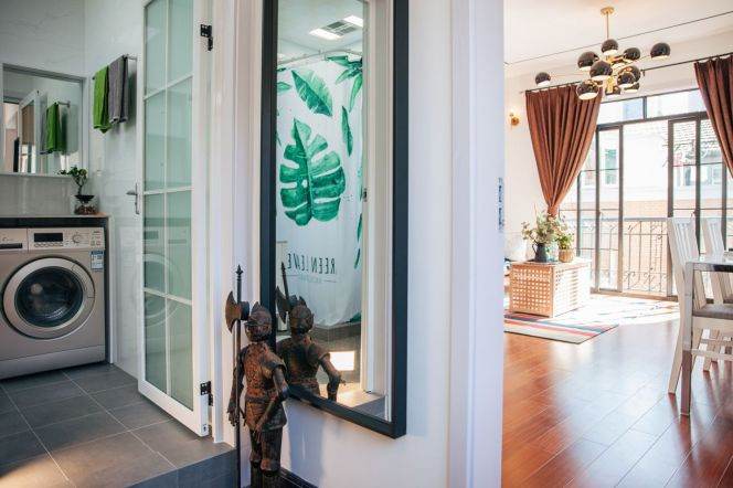 Nice terrace+spacious 1BR 2LR+nice location,Jing'an temple@L14/7/2