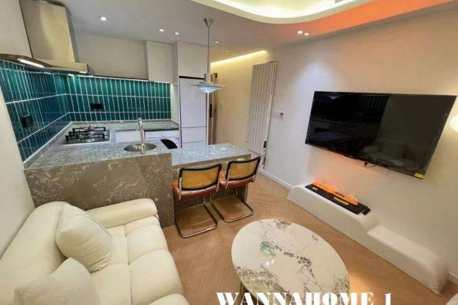  Spacious&Modern&Quiet 1Bdr 1Bath Apt+L2/11 Jiang Su Rd Metro+6F Walk Up