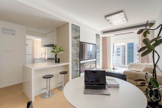 Suzhou Creek | Zhenping rd metro L3/4/7 | Modern 1BR +River view + Heating 