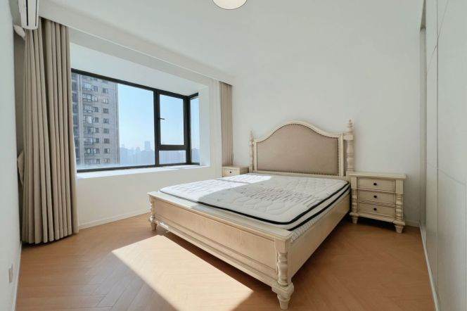 Morden&Bright 2Bdrs 1Bath/Floor heating/2 Balconies @Langao Rd &Line 7