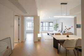 Changping Rd metro/2br2bt/central AC/floor heat/oven/dishwasher/free club/tennis court