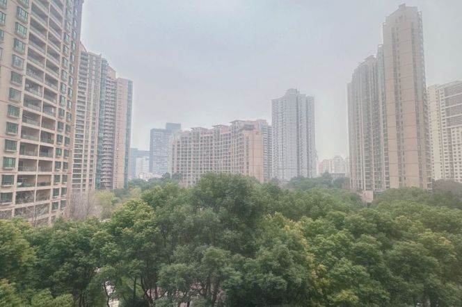 modern 2brs open balcony green view beside Huang pu river line 2,9,14 and IFC only 15K