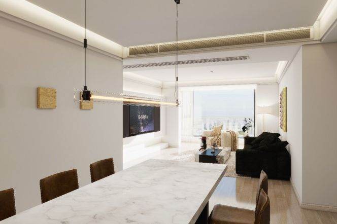 brand new 4brs floor heating modern furniture near Chang shou road line 7,13 Su zhou river