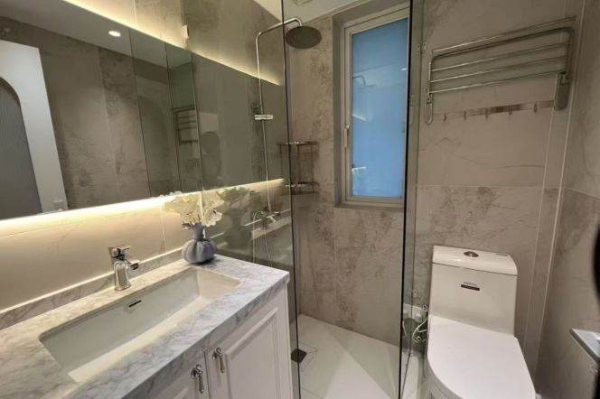 Wanhangdu rd/Wuding rd floor heating 3br/2lv/2ba apt wt garden; L14