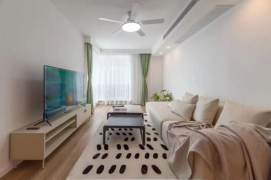L 2-11 Jiangsu Road Metro Station, Large 1-bedroom with underfloor heating