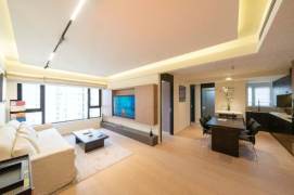 Jing'an Temple/Wuding Rd /Jiangsu Rd metro/2br1bt/central AC/floor heat/oven