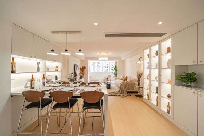 brand new big 3brs floor heating modern furniture open kitchen beside line 9,12