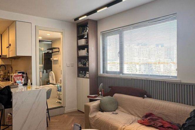 bright -quiet room - elevator- floor heating- comfortable- near line 2 west Nanjing road 