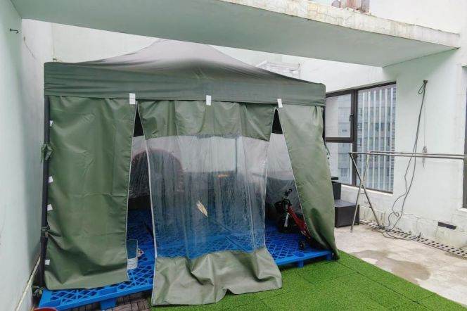 Bright 3 br next NYU shanghai with Big Terrace ,4 mins walking to L6/8/11