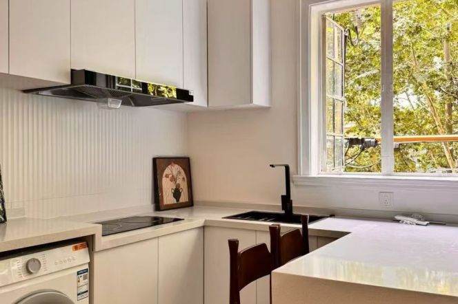 Furnished 1br w/ proper open kitchen-Jing'an Temple