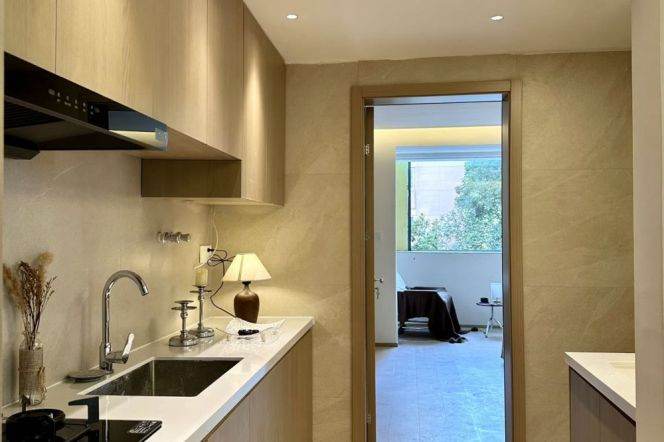 Nice Compound+Spacious&Bright&Modern 1Bdr 1Bath Apt+Su Zhou Creek+L13 Jiang Ning Rd