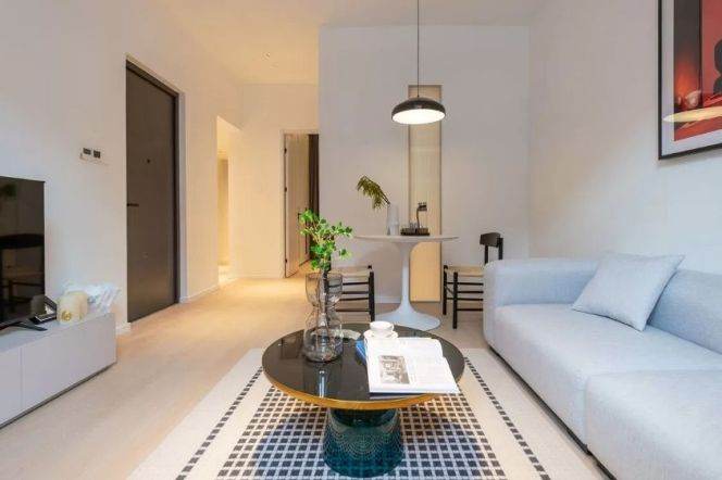 Cozy 1Br w. Floor Heating&C/A@Dapuqiao