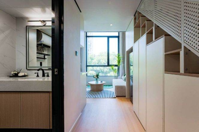  1br, duplex apt, subway L8 Shiguang, Park, new, malls, 5.2k