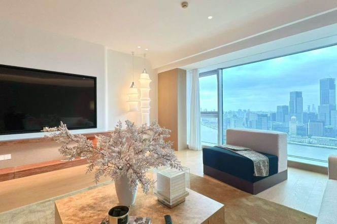 Lujiazui/3br3bt/central AC/floor heat/oven/dishwasher/tennis court/pool