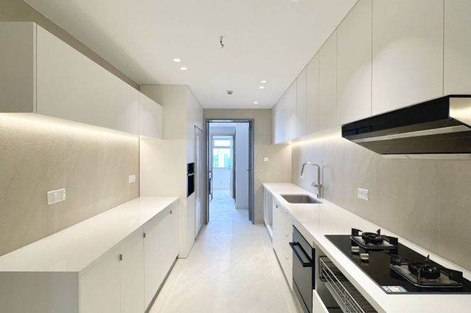 brand new suoer modern big 3brs floor heating  great river view beside Huang pu river 55K