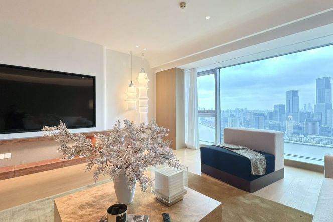 brand new suoer modern big 3brs floor heating  great river view beside Huang pu river 55K