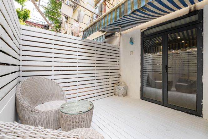 Nice yard 1Br/1Lr/1Bt apt nr Hengshan rd,M1/9/11