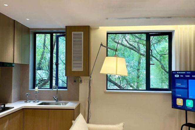 Nice Compound/Spacious&Bright&New 1Bdr 1Bath Apt+Su Zhou Creek View+L13 Jiang Ning Rd