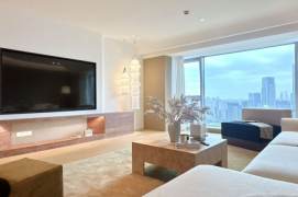 brand new suoer modern big 3brs floor heating  great river view beside Huang pu river 55K