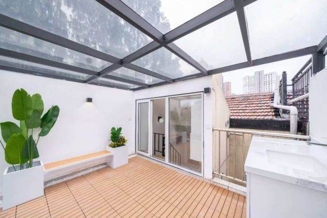 Jiashan Rd Station 1Br with Private Terrace Line9/12