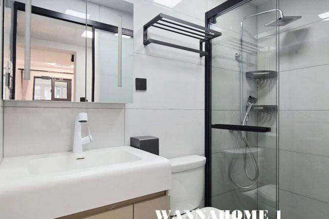 Modern&New Elevator 1Bdr 1Bath Apt+Jing An Temple+Large Closet