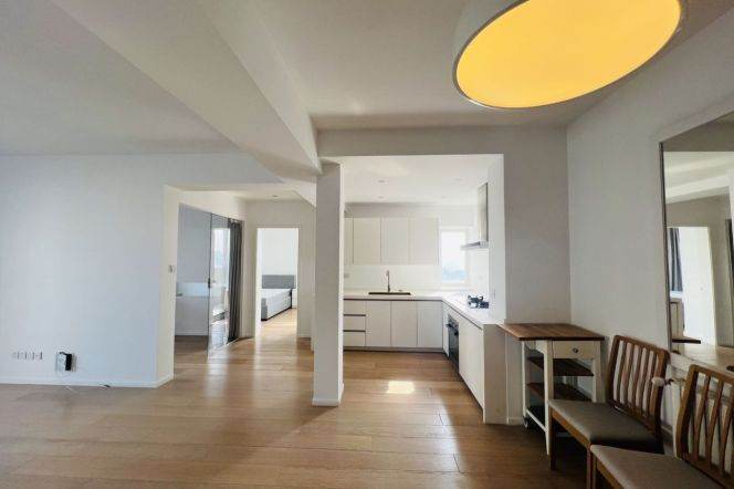 modern 3brs wall heating nice view open balcony beside Shanghai library 