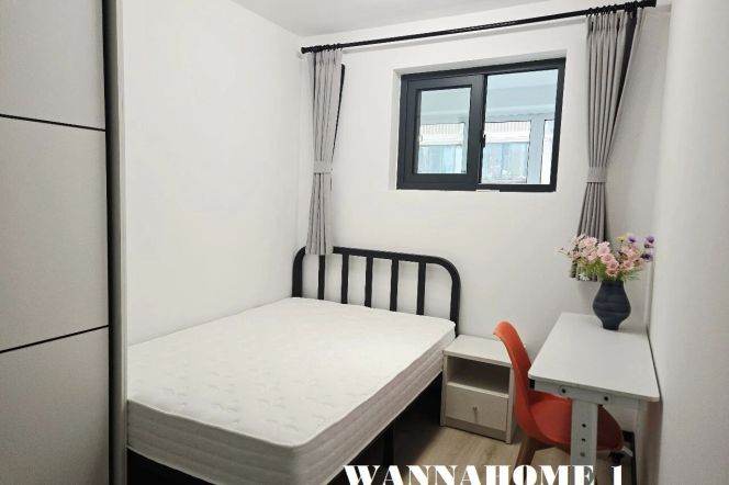 Modern&New Elevator 1Bdr 1Bath Apt+Jing An Temple+Large Closet