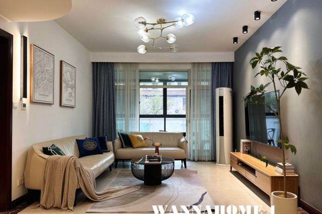 Spacious&Bright&Modern 2Bdrs 2Baths/W Nanjing Rd CBD/Great Compound