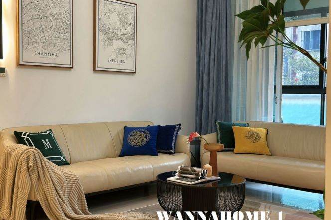 Spacious&Bright&Modern 2Bdrs 2Baths/W Nanjing Rd CBD/Great Compound